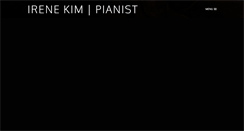 Desktop Screenshot of irenekimpianist.com